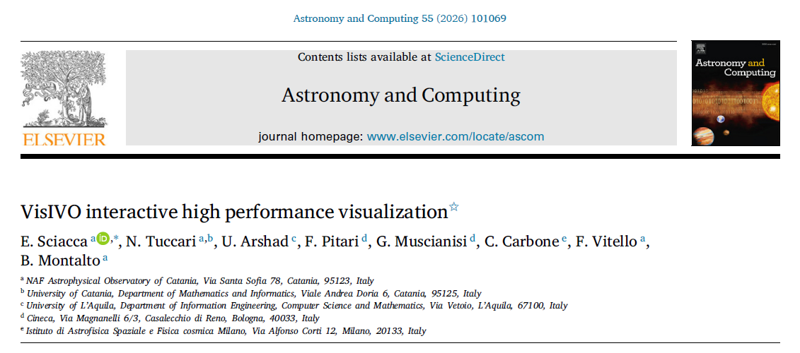 VisIVO interactive high performance visualization