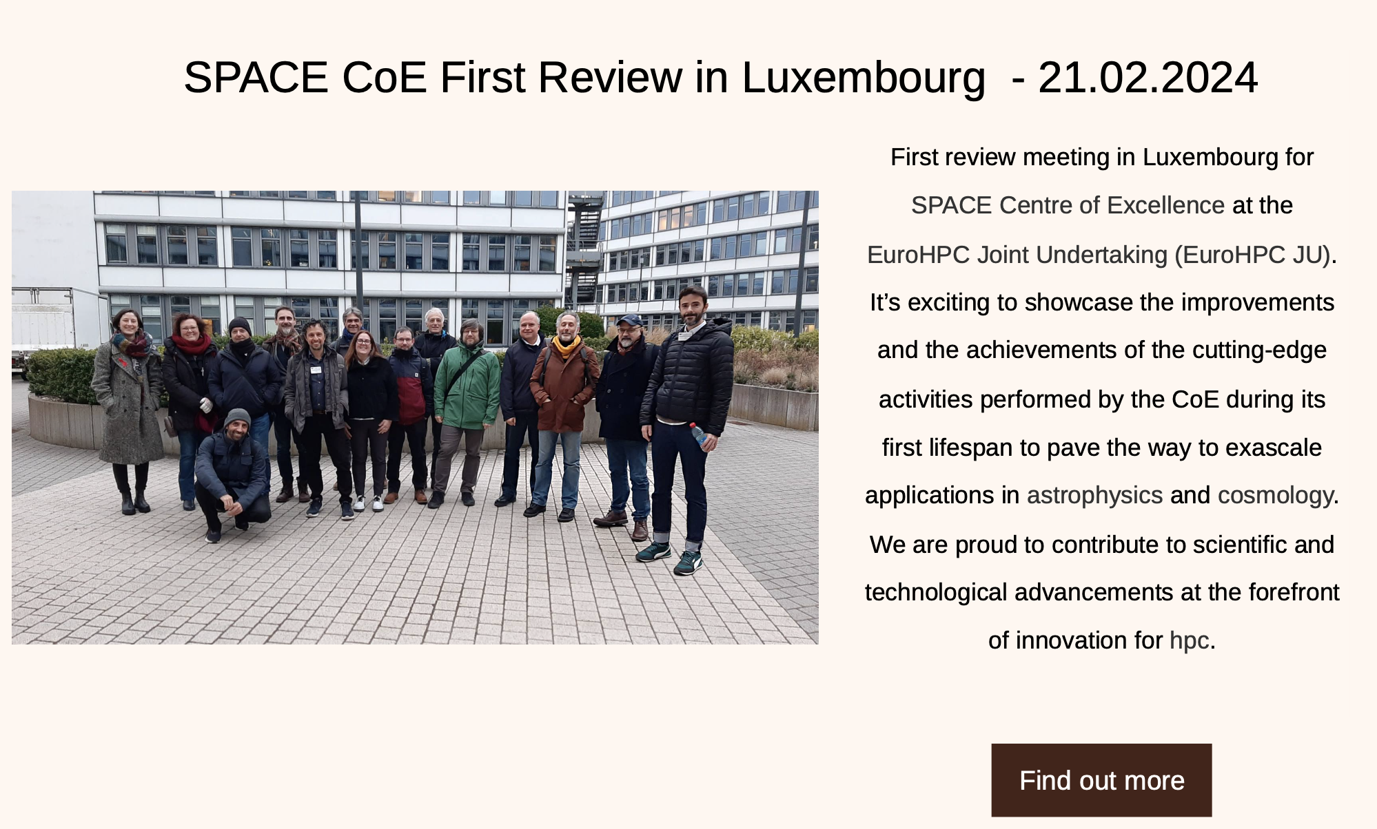 SPACE Newsletter April 2024