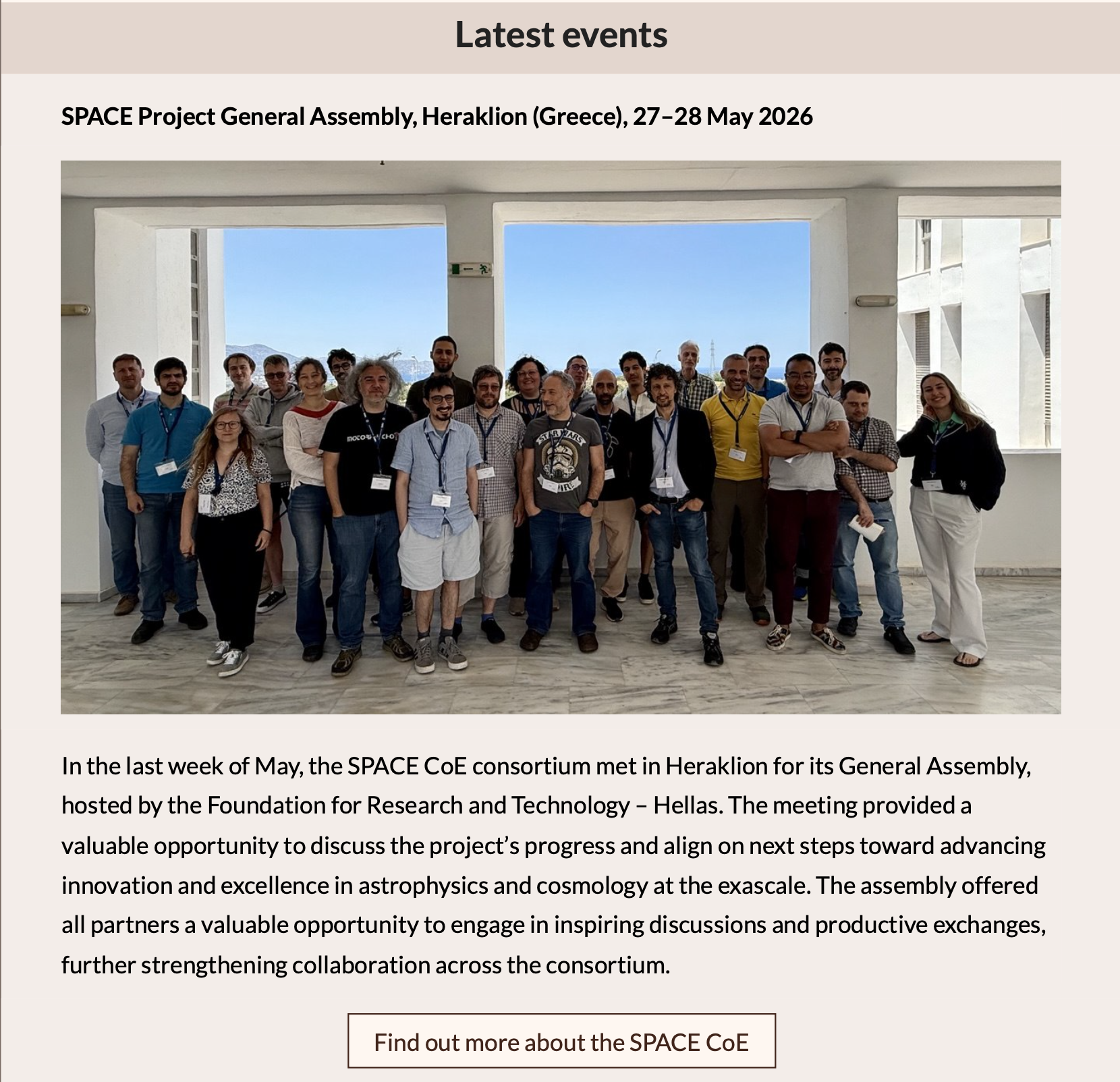 SPACE Newsletter June 2026